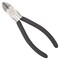 Vulcan Diagonal Cutting Plier, 6 in OAL, 1 mm Cutting Capacity, 0.75 in Jaw Opening, Black Handle JL-NP006 - alternate 1