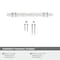 Amerock Carrione 5-1/16 inch 128mm Center-to-Center Marble White/Polished Chrome Cabinet Pull BP36649MW26 - alternate 3