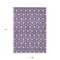 Homeroots 9' X 12' Purple And Ivory Geometric Washable Indoor Outdoor Area Rug 596061 - alternate 4