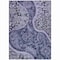 Homeroots 9' X 12' Navy Blue Gray And Green Floral Medallion Washable Indoor Outdoor Area Rug 603183 - alternate 7