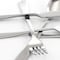 Megachef Gibbous 20 Piece Flatware Utensil Set, Stainless Steel Service for 4 in Silver MCFW-GIBBOUS-SILVER - alternate 6