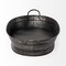 Homeroots 14" Black Metal Basket 392149 - alternate 9