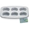 Bakken-Swiss 6-Cup Cake/Muffin Pan Set, Blue, Teal, Marble, Golden, Cream, Aluminized Steel, Ceramic Non-Stick SBKCRSTBKMARMUF - alternate 1