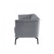 Homeroots 76" Gray Sofa With Silver Legs 480906 - alternate 9