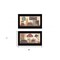 Homeroots Set Of Two Bath 1 Black Framed Print Bathroom Wall Art, 2PK 405668 - alternate 4