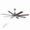 Jonathan Y Octo 66" 1-Light Contemporary Industrial Iron/Plastic Mobile-App/Remote-Controlled 6-Speed Ceiling F JYL9712C - alternate 15