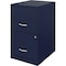 Nusparc 2-Drawer Vertical File Cabinet, 14.2" x 18" x 24.5", Blue NPRVF218AANY - alternate 1