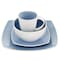 Gibson Elite 16 Piece Soho Lounge Reactive Glaze Stoneware Dinnerware Set in Light Blue 131155.16R - alternate 10