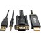 Tripp Lite VGA TO HDMI ADAPTER CONVERTER CABLE W AUDIO & USB POWER 1080P 6FT P116-006-HDMI-A - alternate 1
