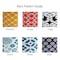 Elama Rory 6 Piece 16 Ounce Assorted Design Stoneware Mug Set in Assorted Colors 750123730M - alternate 6