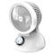 Brentwood Industries 6 In Three Speed Oscllating Circulator Desktop Fan with Timer and Remote Control in White F-650MW - alternate 1