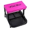 The Original Pink Box Rolling Mechanics Creeper Seat with Tool Tray, Pink PB14MCS - alternate 3