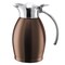 Service Ideas Nicollet Series 0.6-Liter Stainless Vacuum Insulated Carafe with Flip-Top Lid in Rose Gold NIC06BSRG - alternate 4
