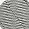 Homeroots 8' White And Black Round Geometric Washable Indoor Outdoor Area Rug 612162 - alternate 6