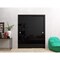 Sartodoors Sliding Closet Bypass Doors 48 x 96 inches, Planum 0010 Gloss Black, Rails Hardware Set, Wood Solid PLANUM0010DBD-GLB-4896 - alternate 1