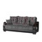 Homeroots 87" Gray Chenille Convertible Futon Sleeper Sofa And Toss Pillows With Storage 607210 - alternate 8