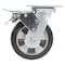 Vestil Rubber Swivel With Total Brake Caster 6 In. Diameter x 2 In. Width 771 lb Black/Gray CST-VE-6X2MRA-SWTB - alternate 6