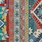 Homeroots 3' X 5' Red Pink And Teal Blue Aztec Washable Indoor Outdoor Area Rug 598502 - alternate 7