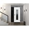 Vdomdoors Steel Door Ballucio 6644 Natural Oak Black Side Exterior Window Sidelite Entry Door Painted W36+12x BALLUCIO6644EXD-OAKB-W36+12xH80-LH-I - alternate 5