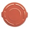 Rubbermaid Commercial 32 Gal Trash Can Lid, Red, Plastic, 22.25 in W/Dia FG263100RED - alternate 3