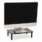 Mind Reader Adjustable Rectangular Monitor Stand, 14.5in x 9.25in x 4in to 5.5in, Black, Supports 44 lb, 2PK 4LEGM2PK-BLK - alternate 6