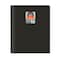 C-Line Products 8-1/2" x 11" Black Two-Pocket Heavyweight Poly Portfolio Folder with Prongs, 25EA/BX, 6BX/CT 33961-BX - alternate 1