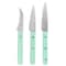 Martha Stewart Everyday 12 Piece Stainless Steel Cutlery and Wood Block Set in Mint 131723.12 - alternate 6
