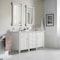 James Martin Vanities 60" D Vanity, Bright White w/Victorian Silver Top w/FreePower Wireless Charger 655-V60D-BW-FVSL - alternate 6