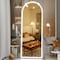 Simple Deluxe 71' x 26' Arched Full Length Mirror with LED Lights, Floor Mirror with Stand, Wall Mirror Full Leng 3A88MIROGZ2671NWHT - alternate 6