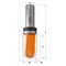 Cmt ROUND NOSE BIT WITH BEARING D=3/4in R=3/8in S=1/4in 814.190.11B - alternate 3