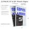 Signmission Copies & Faxes, Plastic Signs Only 24 Inch x 36 Inch, Corrugated Plastic, 2PK CSB-2436-2PACK-Copies & Faxes - alternate 2