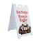 Signmission Hot Fudge Brownie Sundae, A-Frame & 2 Decals Installed, Heavy-Duty Plastic Frame SBHD-D-2436-Hot Fudge Brownie Sundae - alternate 1