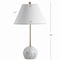 Jonathan Y Miami 29" Minimalist Resin/Metal LED Table Lamp, Gold/White JYL3065A - alternate 6
