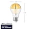 Bulbrite 40 - Watt Equivalent A19 Dimmable Medium Screw LED Light Bulb Warm White Light 2700K, 4PK 862840 - alternate 7
