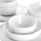 Gibson Home Avisala 12 Piece Fine Ceramic Dinnerware Set in White 136580.12 - alternate 8