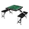 Picnic Time Family Of Brands Texas Tech Red Raiders - Football Field - Picnic Table Portable Folding Table, Black 811-00-175-575-0 - alternate 1