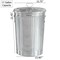 Gardenised Galvanized Steel 17 Gallon Durable Weather-Resistant Trash Can with Lid and Handles QI004754 - alternate 4