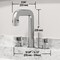 Vigo Wythe Two Handle Three-Hole Widespread Bathroom Faucet in Brushed Nickel VG01302BN - alternate 6