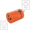Ac Works Plug Adapter, 5-20R, L5-20P, 0 ft., Orange ADL520520 - alternate 5