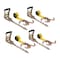 Mytee Products 2in CHAIN RATCHET STRAPS w RTJ TIE DOWN ROLL BACK TOW TRUCK CAR HAULER, 4PK RSRTJ28CEx4 - alternate 6