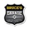 Signmission Bruce's Garage I Can Fix Everything But Stupid, 6 Inch X 6 Inch, Plastic Sign SHI-P-6-490-BRUCE - alternate 1