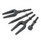 Sunex Air Hammer Chisel Pneumatic Separator 4 Piece Set In Portable Tool Roll ACS4 - alternate 7