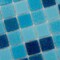 Apollo Tile Mingles 12 in. x 12 in. Glossy Pacific Blue Glass Mosaic Wall and Floor Tile 20 sq. ft./case, 20PK MIX20BL586ATL - alternate 3