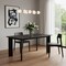 Homeroots 66" Black Solid Wood Dining Table 712854 - alternate 4