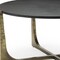 Homeroots 34" Antiqued Gold Solid Wood and Iron Round Distressed Coffee Table 597057 - alternate 8