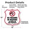 Signmission No Guns Shield Sign No Firearms Or Weapo, 12 Inch X 12 Inch, Plastic Sign SHI-P-12-395 - alternate 4