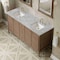 James Martin Vanities Kinnsden 72" Double Vanity, Weathered Oak w/ 3 CM Victorian Silver Silestone Top D680-V72-WTO-3VSL - alternate 8