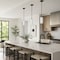 Vaxcel Shelby Mini Pendant Light, Matte Black, White Marble Glass, 5.25-In. Wide P0479 - alternate 5