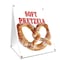 Signmission Soft Pretzels, 36 Inch x 24 Inch A-frame Yard Sign, Plastic Sign SBC-2436-Soft Pretzels - alternate 1