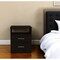 Homeroots 20" Wood Two Drawer Nightstand 453293 - alternate 5